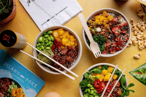 Poke bowls from Island Poke