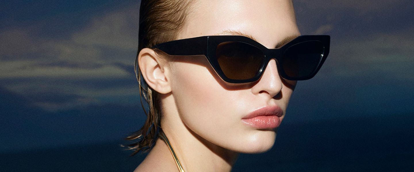 A COS model with sunglasses on