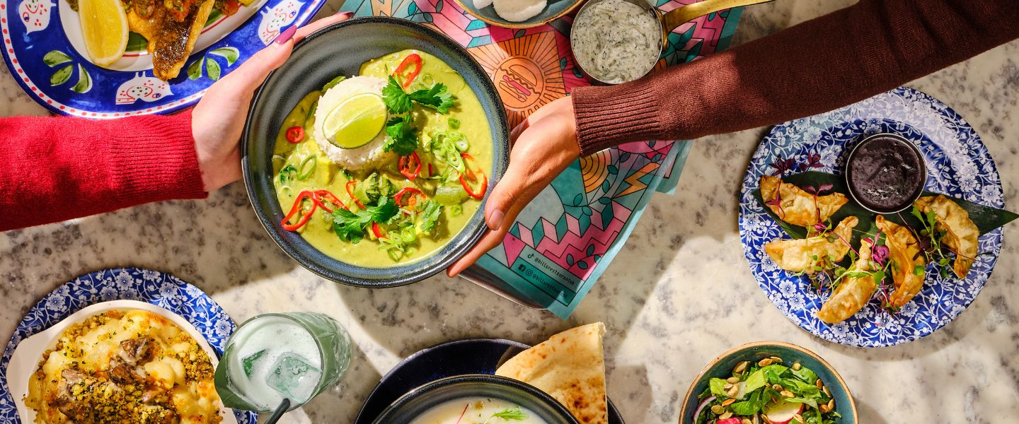 Bill's autumn menu including Thai green curry and shepherd's pie