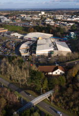 Overhead view of Tower Park