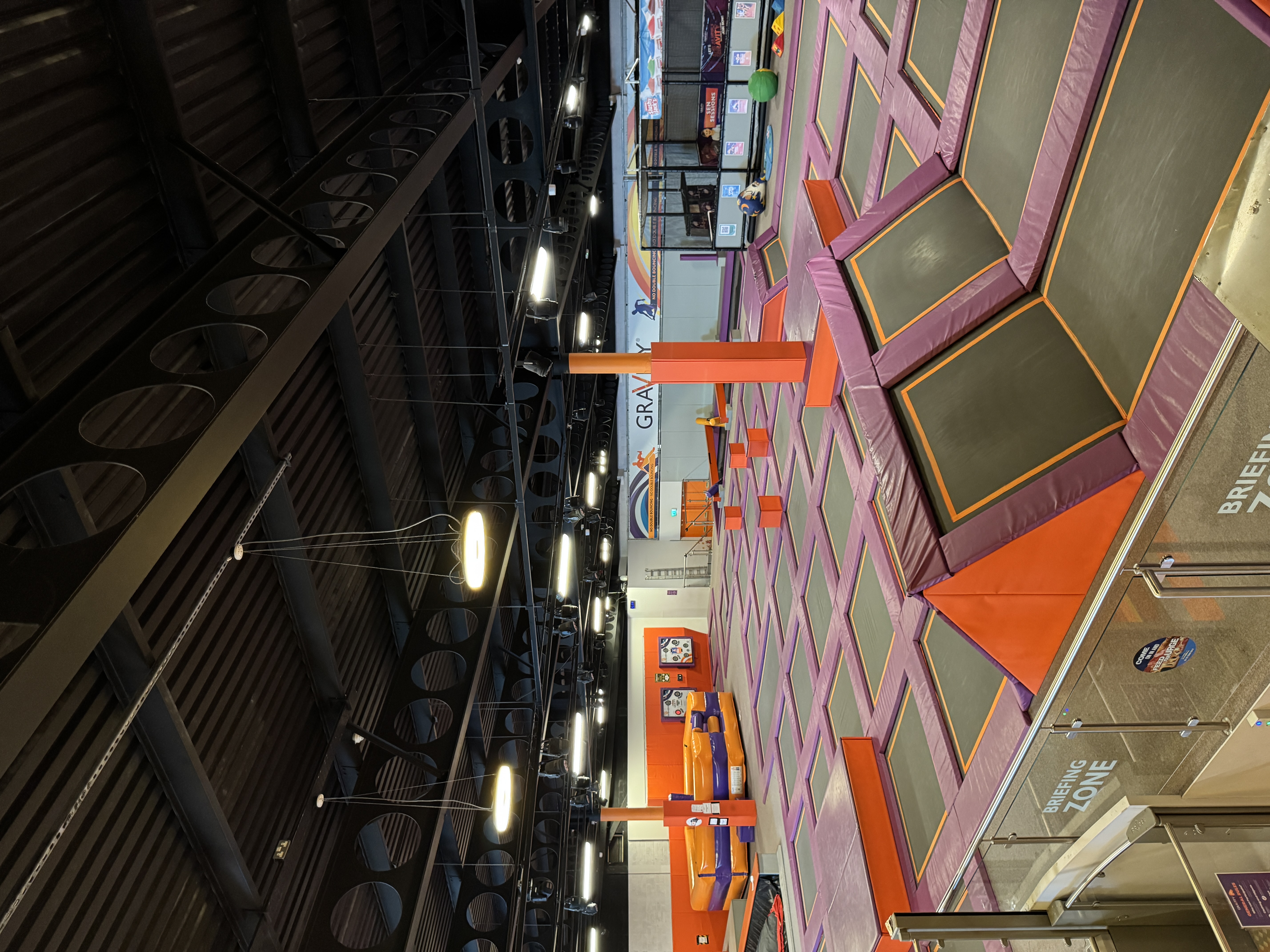 Gravity active trampolines 
