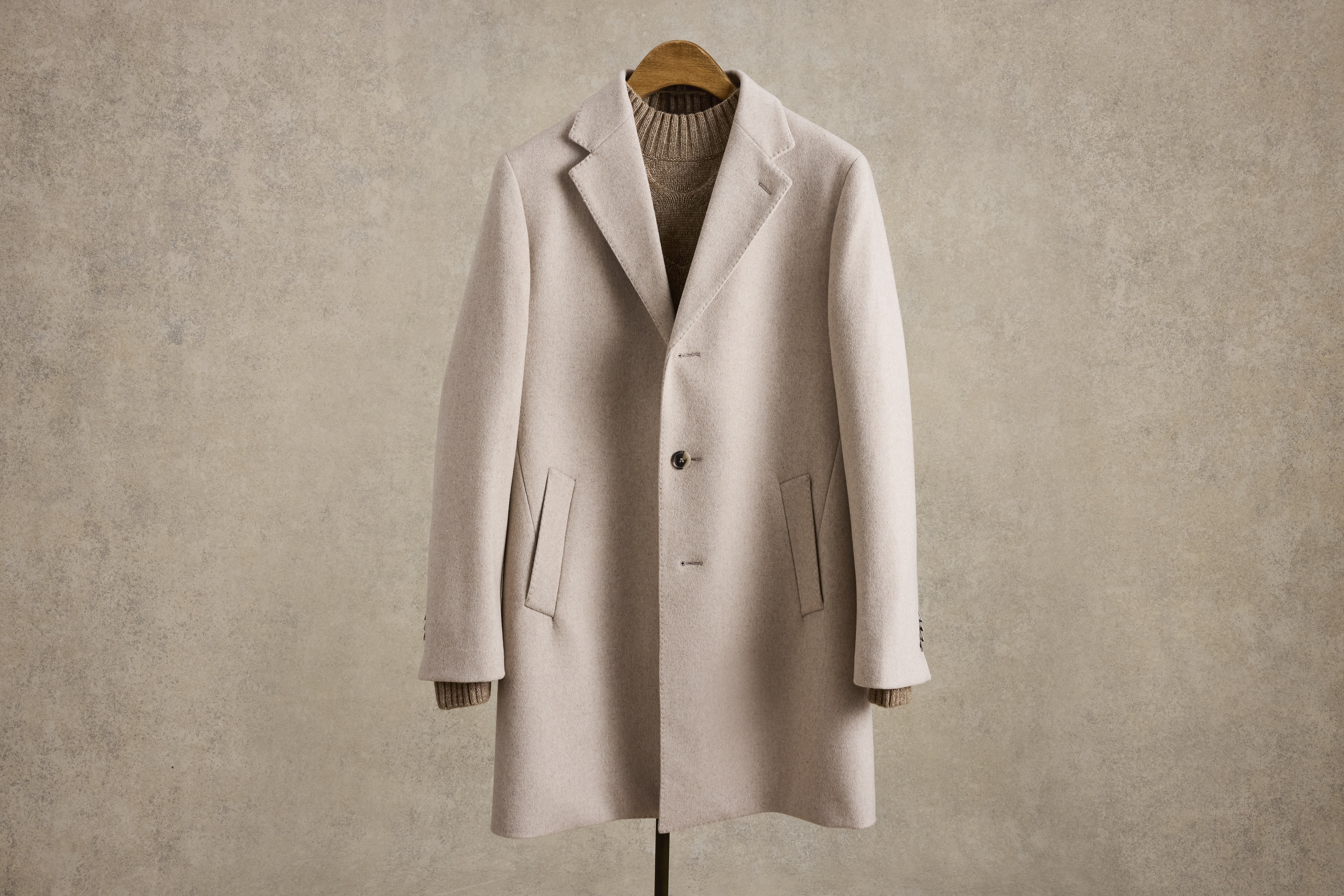 Beige coat from MOSS