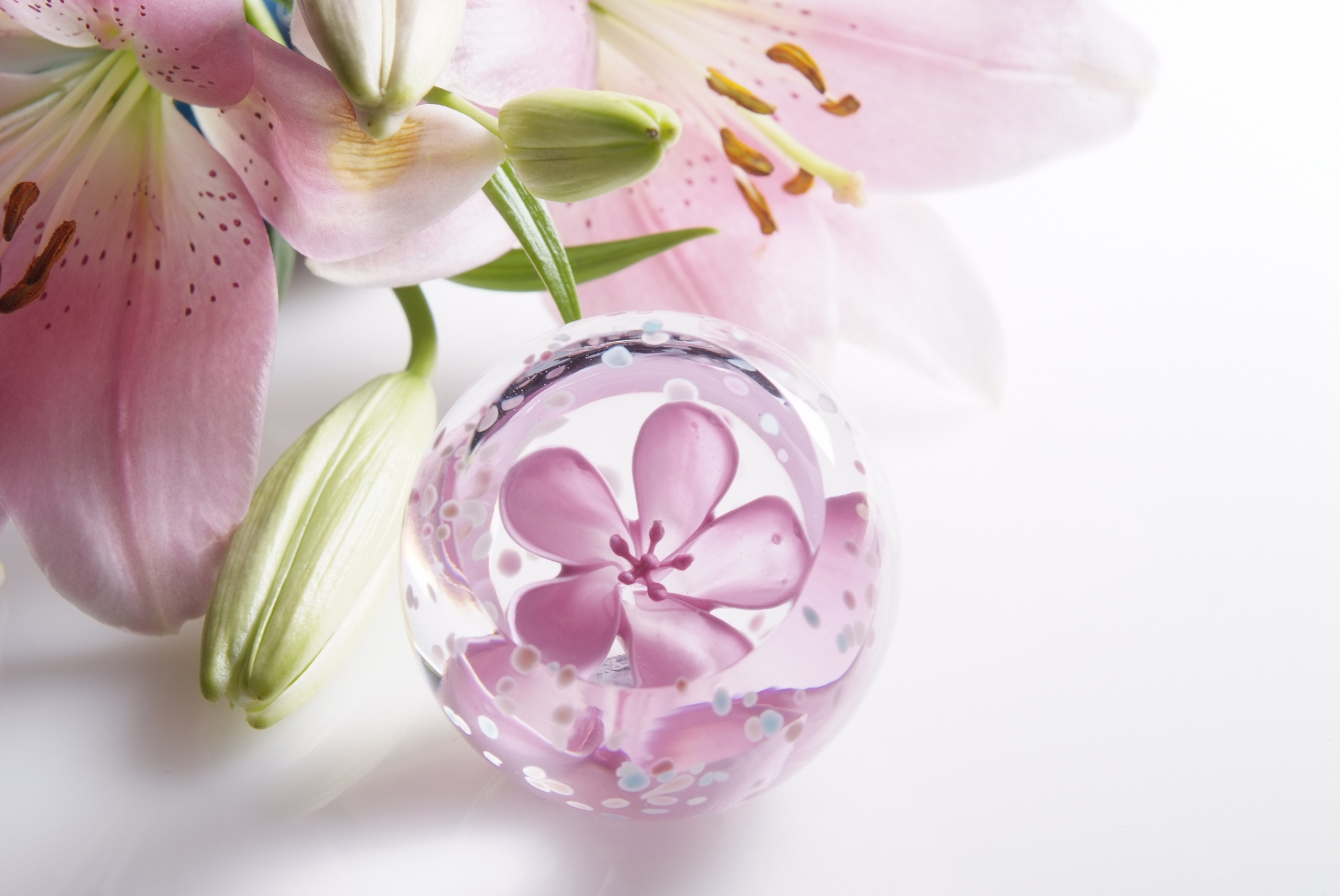 Dartington glass paperweight
