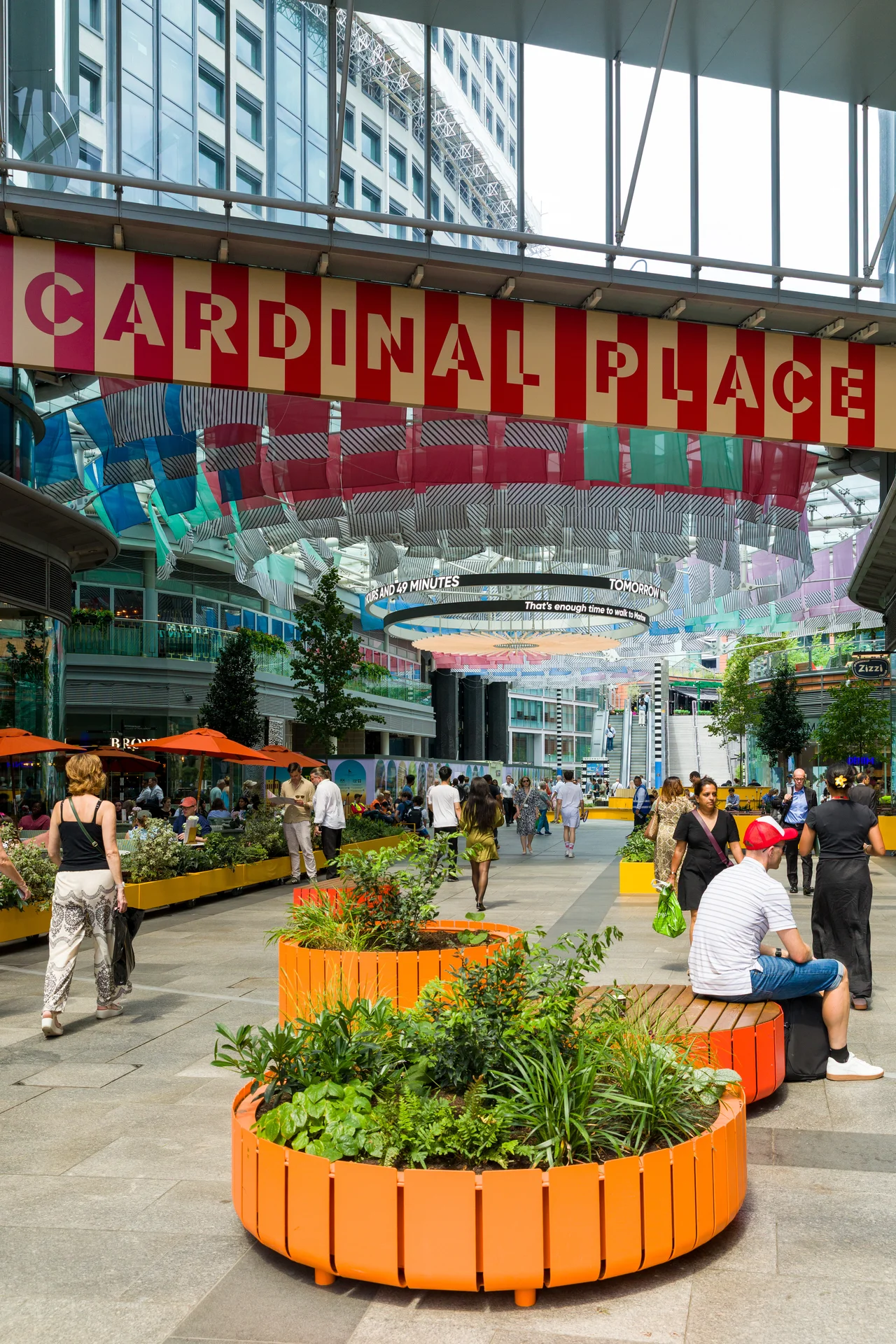 Cardinal Place Public Realm Summer Victoria London Landsec