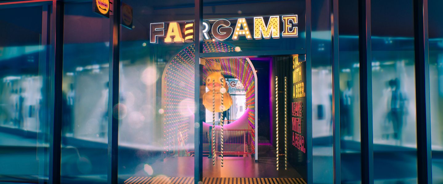 The entrance to Fairgame at One New Change