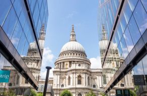 View of St Paul's Cathedral from One New Change