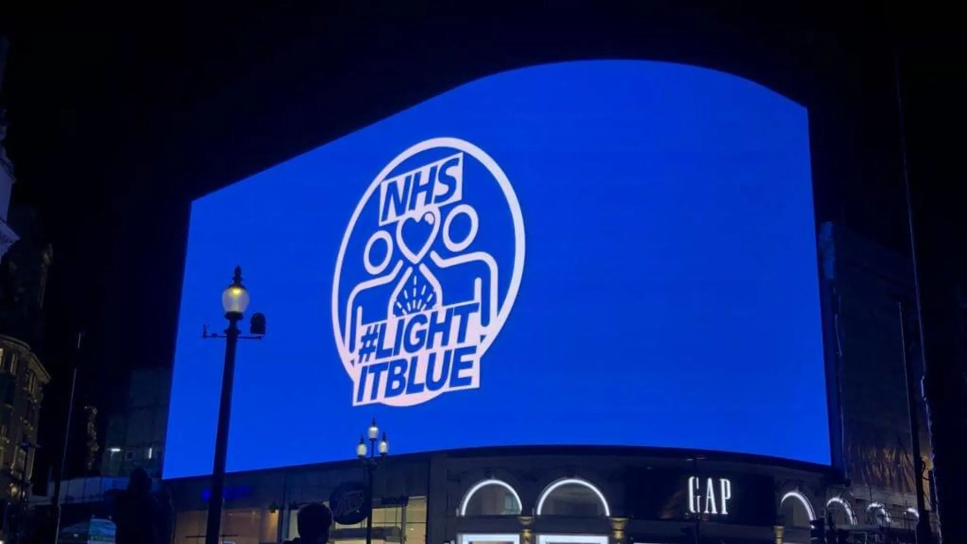 Piccadilly Lights NHS Lightitb