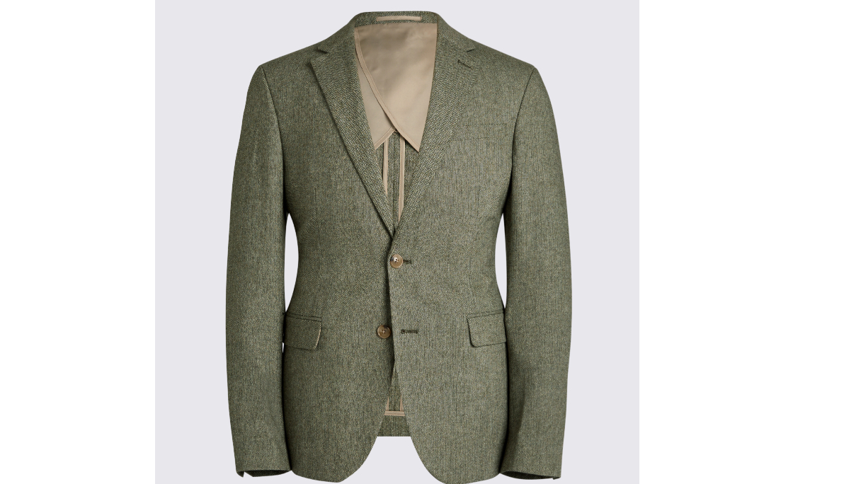 green suit jacket
