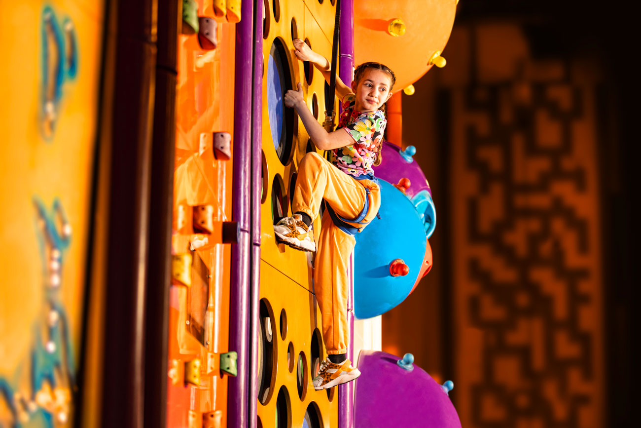 Gravity climbing wall Bluewater