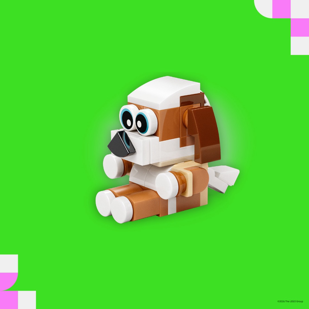 A LEGO® Puppy model