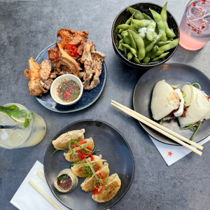 Dishes from Wagamama