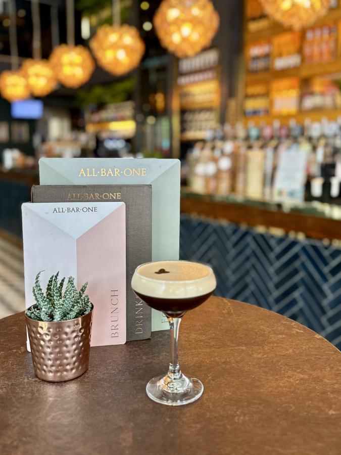 An espresso martini at All Bar One