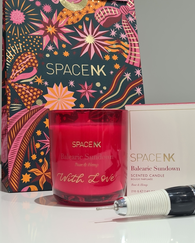 The With Love Space NK scented candle