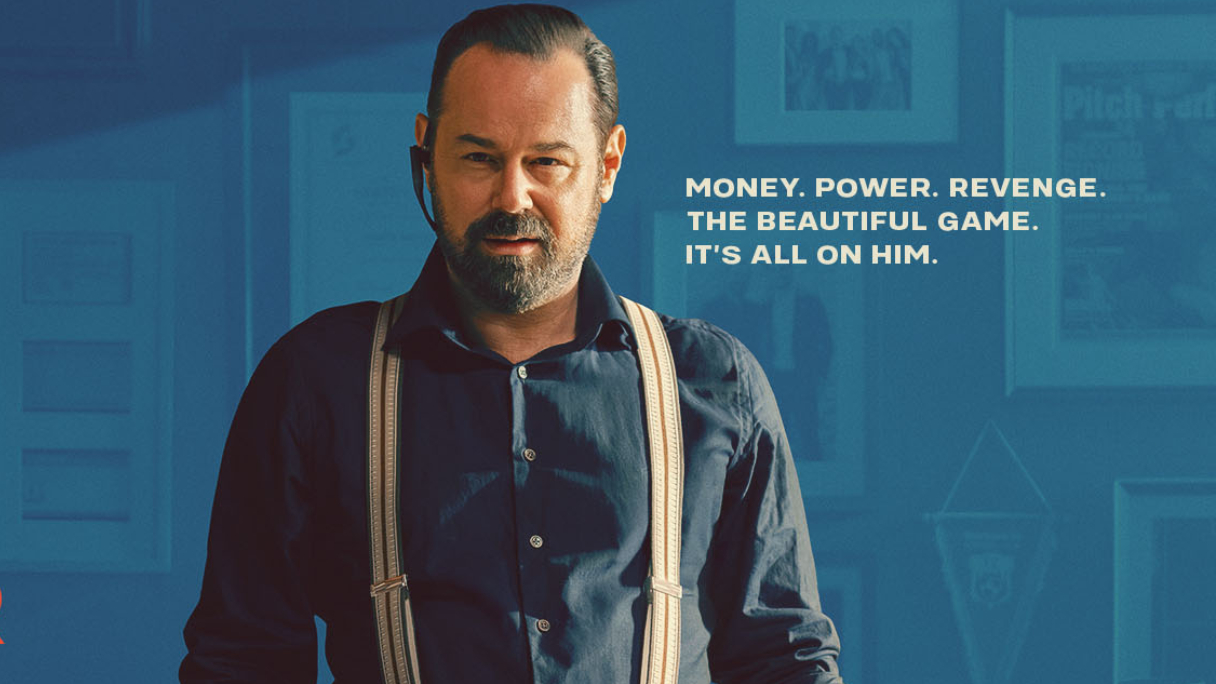 Male actor against blue screen