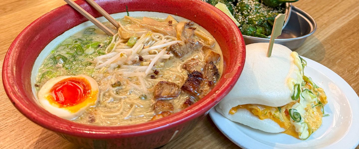 Bone Daddies ramen and bao buns