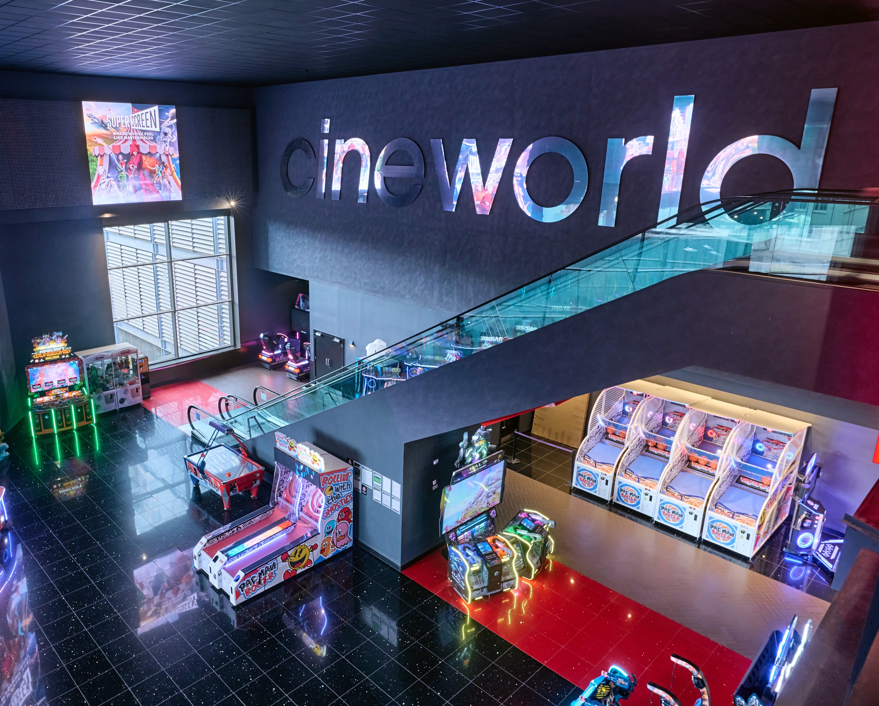Cineworld Wandsworth lobby at Southside Shopping Centre