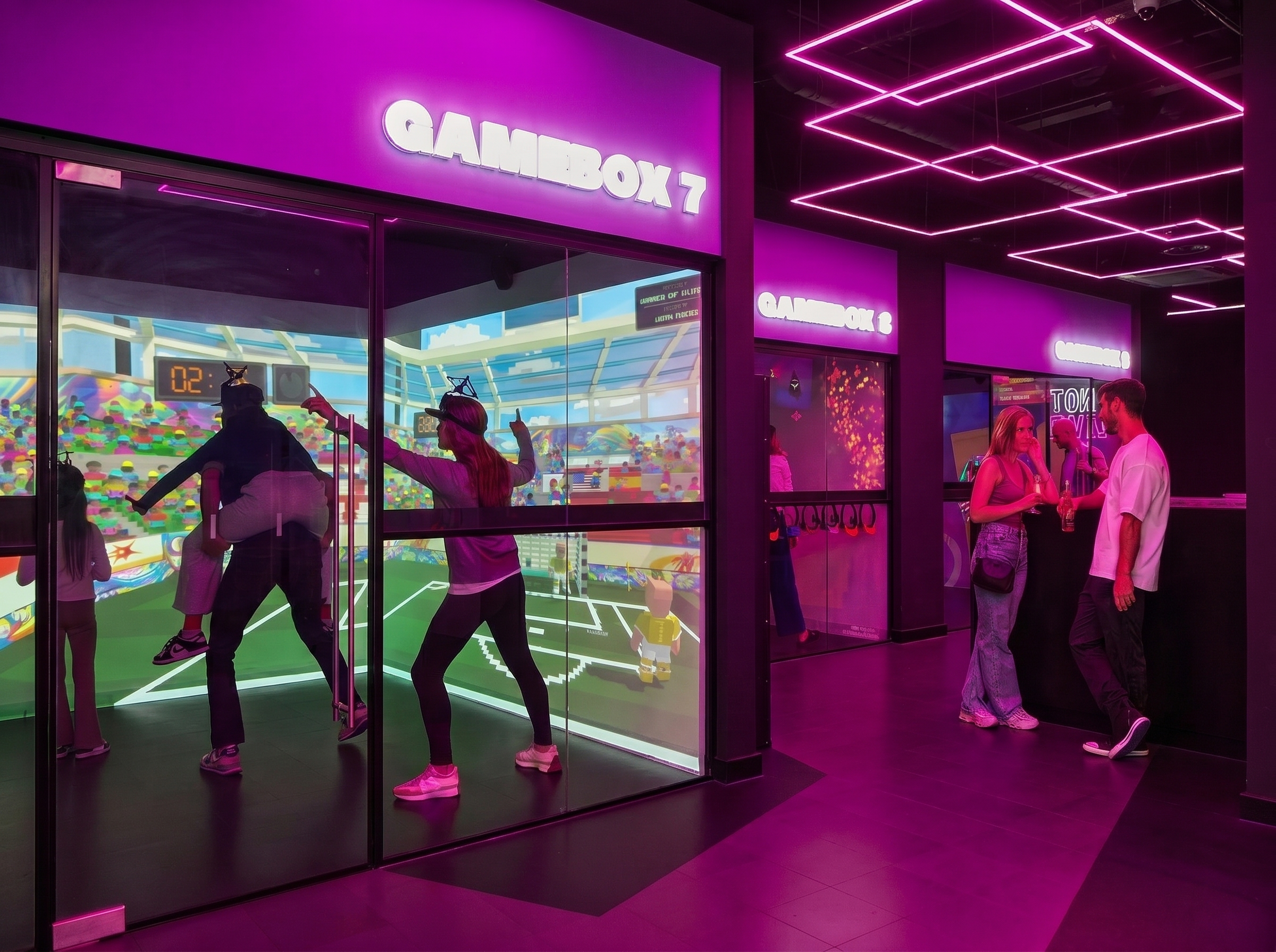 Xscape Arcade Football Arcade at Immersive Gamebox in Gravity MAX | Xscape Yorkshire