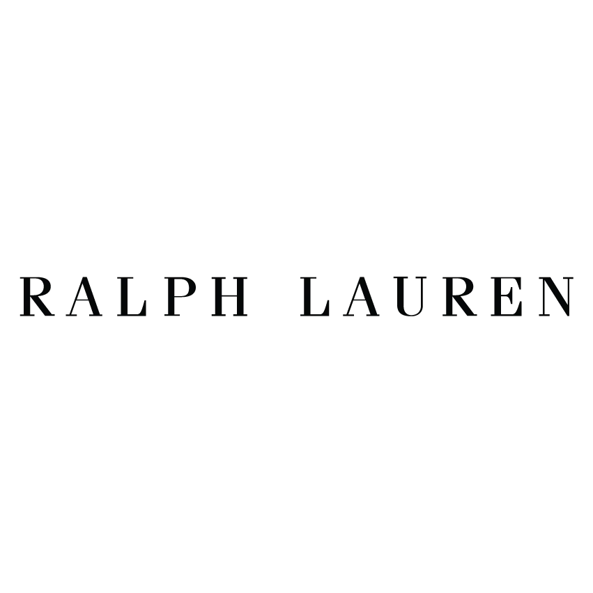 The text 'RALPH LAUREN' in bold, black, uppercase letters centered on a plain white background.