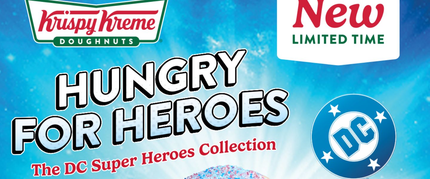 Hungry for heroes, the Krispy Kreme DC Super Heroes collection