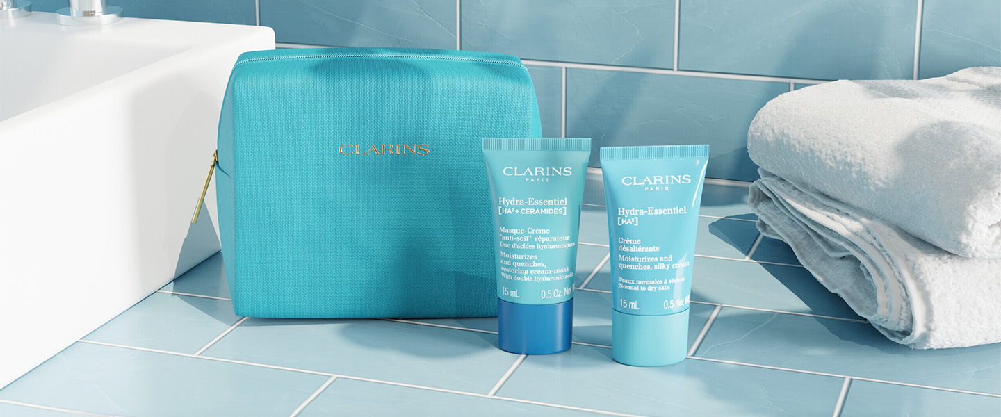 Clarins Hyrda-Essentiel gift set