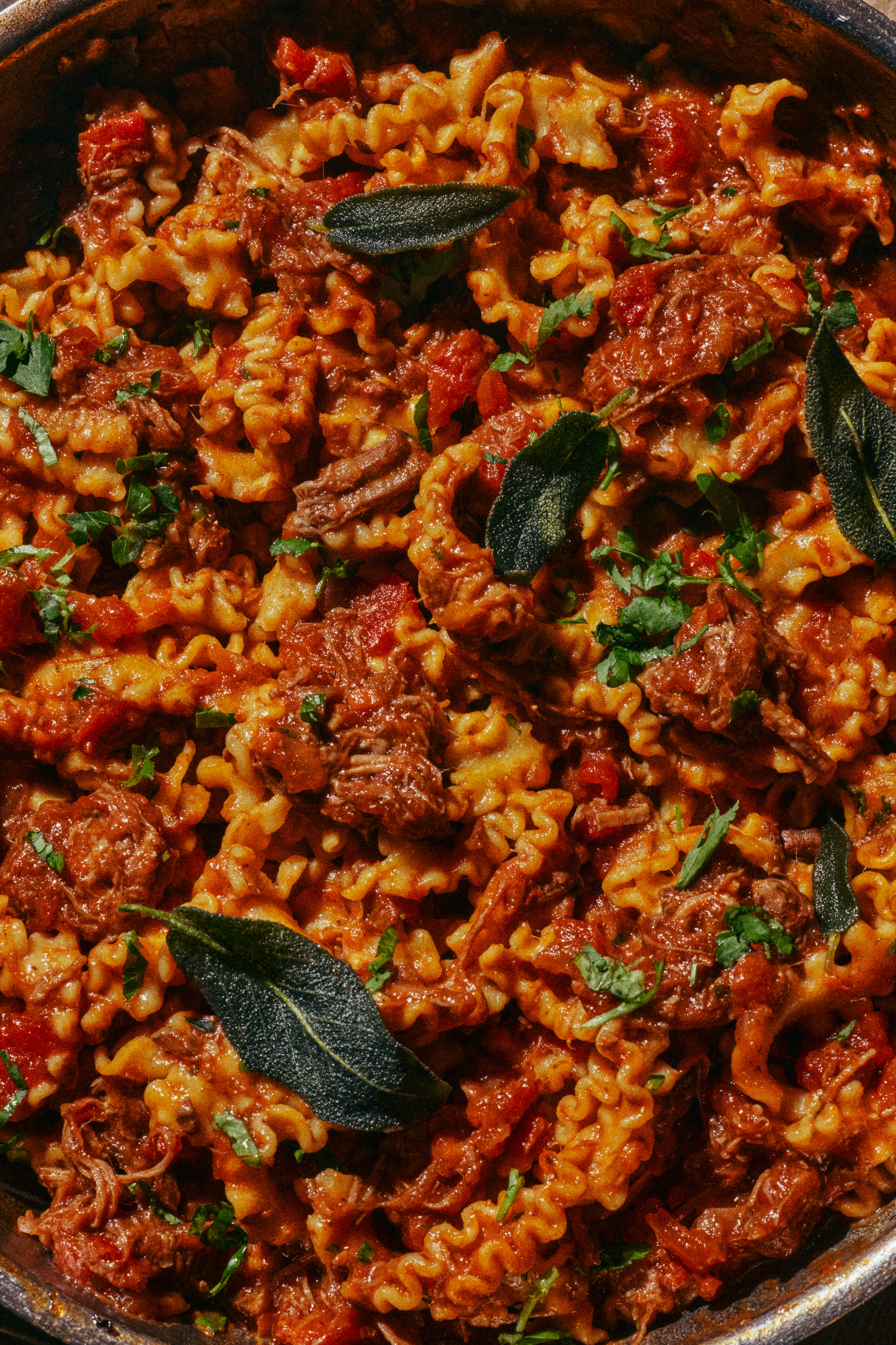 A pan of fresh tomato pasta from Zizzi
