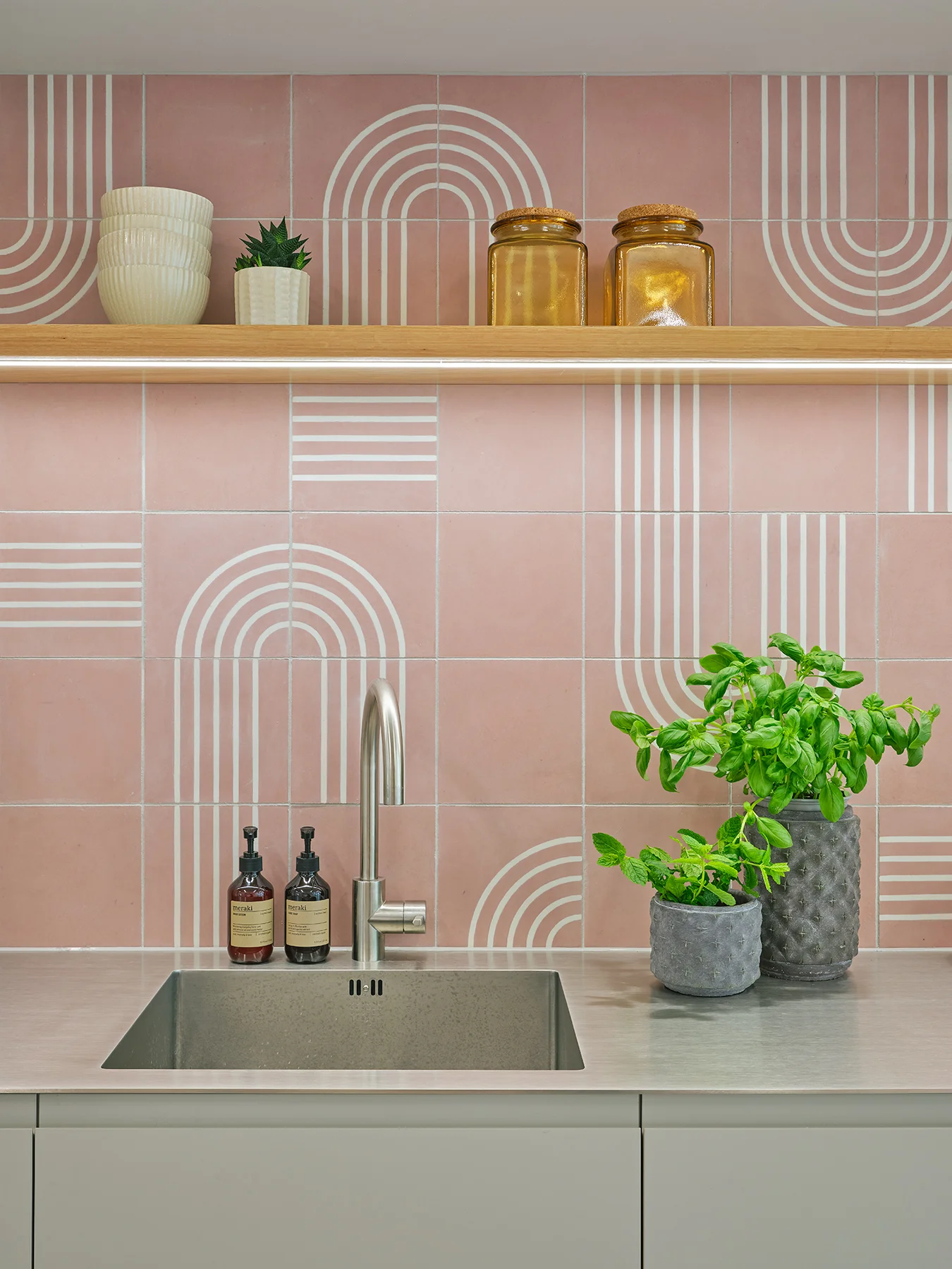 Modern office kitchen area