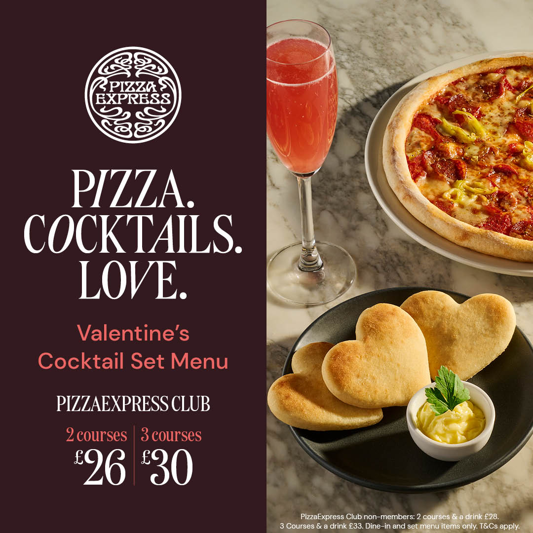 Delicious Valentine's Day Deals at PizzaExpress!