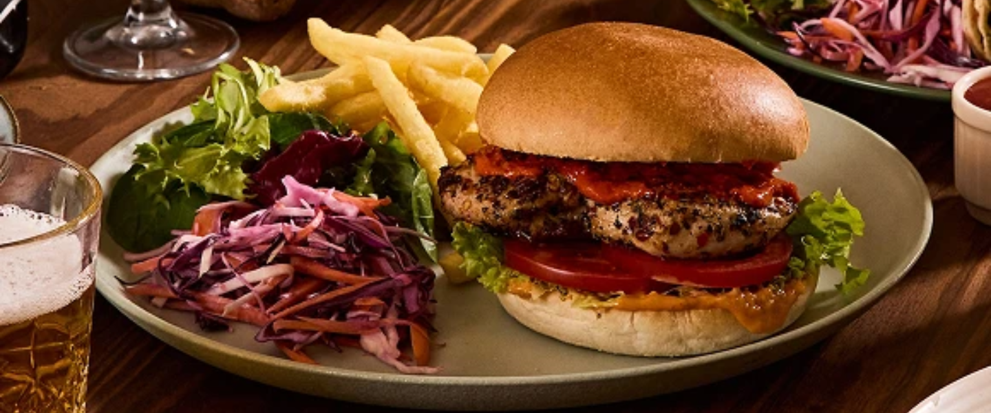 Burger from Flight Club