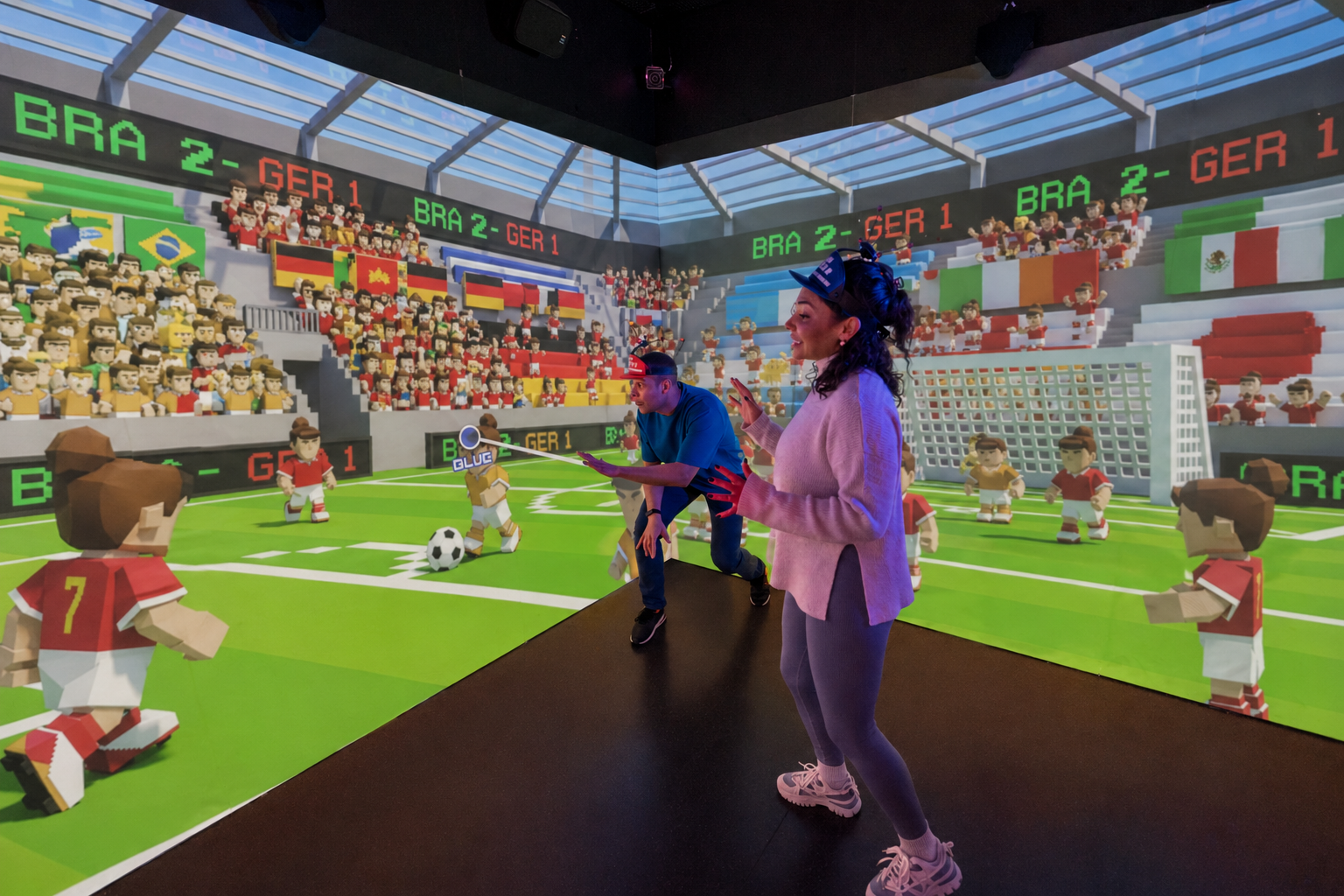 Xscape Arcade Football Arcade at Immersive Gamebox in Gravity MAX | Xscape Yorkshire