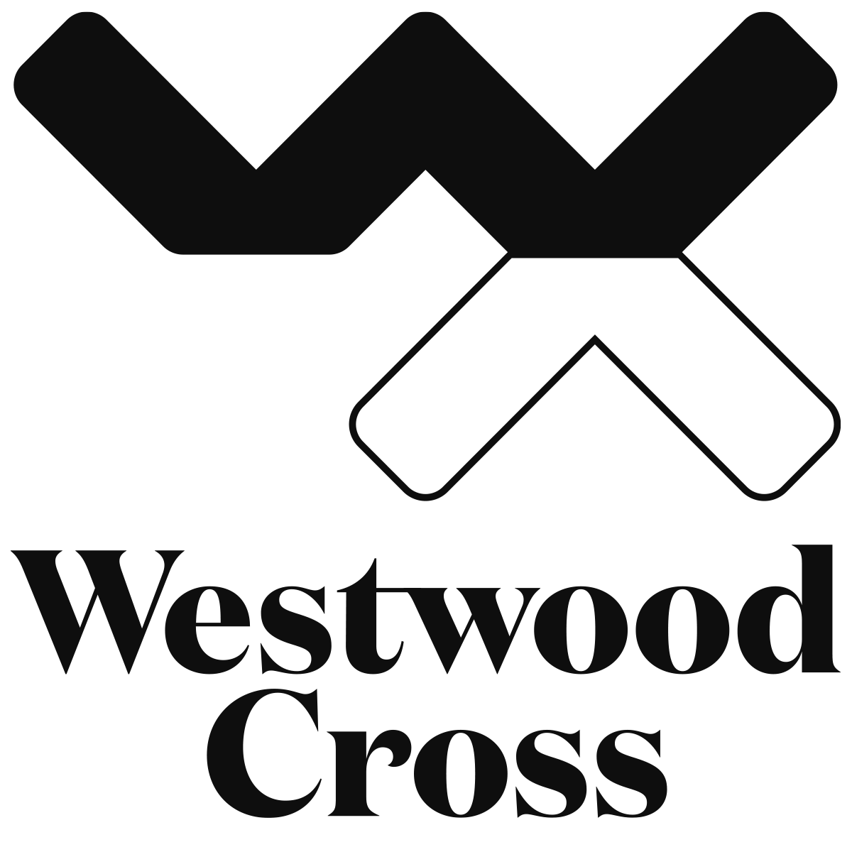 Westwood Cross logo with intersecting stylized “W” and “X”.