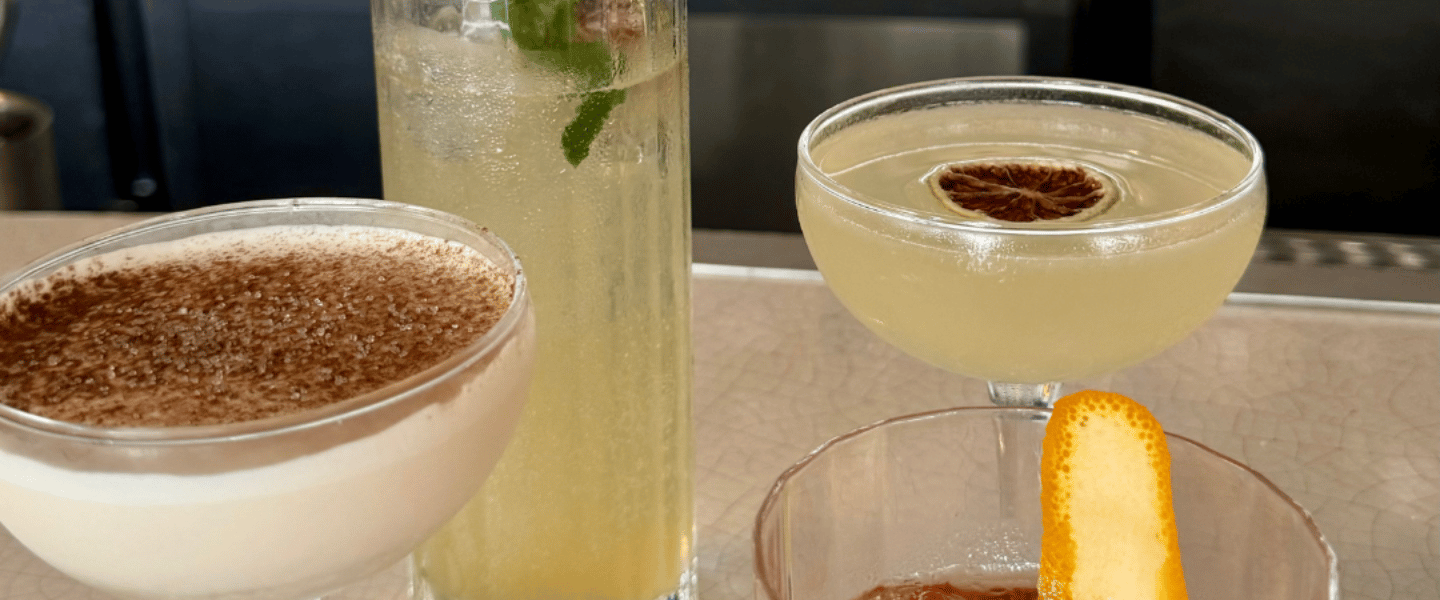 Delicious citrus cocktails at One New Change