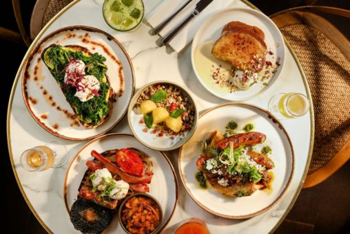 Plates of food from Brother Marcus 