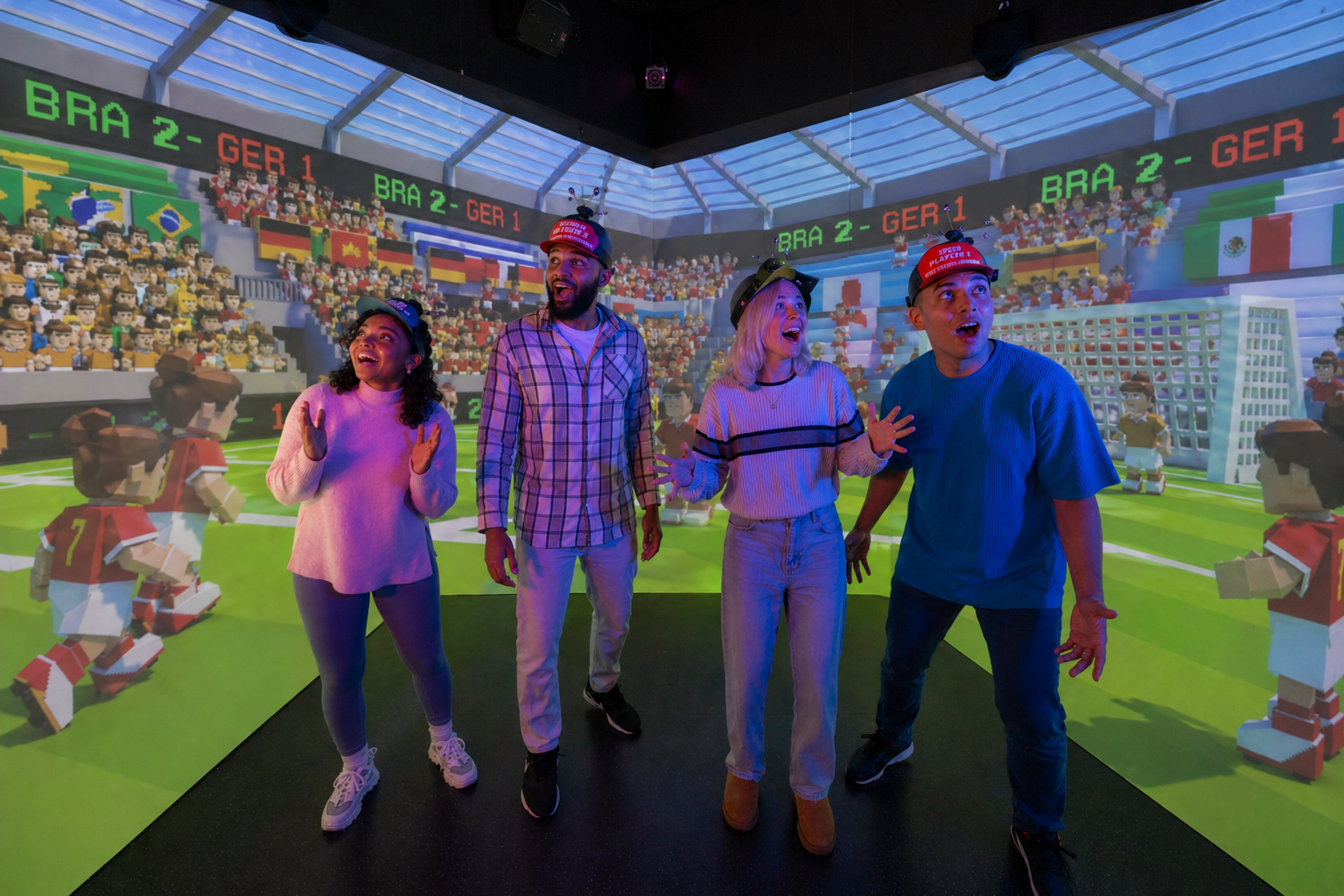 Xscape Arcade Football Arcade at Immersive Gamebox in Gravity MAX | Xscape Yorkshire