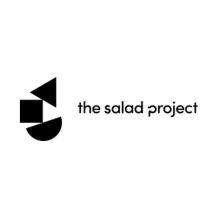 The Salad Project logo, a green triangle on top of a green square on top of a green semicircle