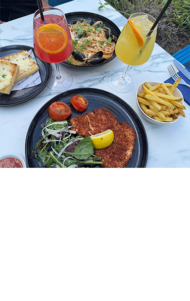 Summer eating at Bluewater