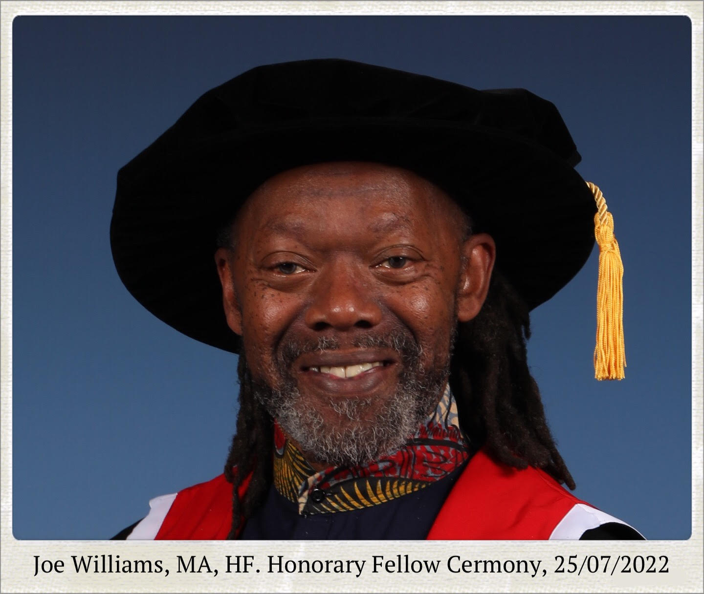 Joe Williams, MA, HF