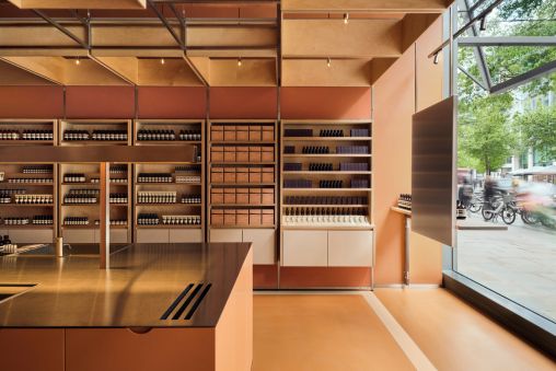 Inside the Aesop store at One New Change
