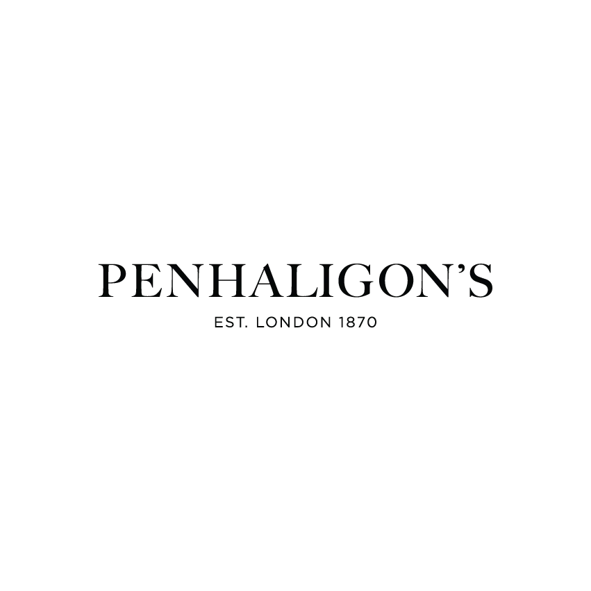 A minimalist logo with 'PENHALIGON'S' in bold black text and 'EST. LONDON 1870' below, centered on a white background.