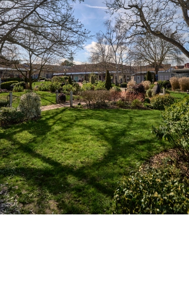 Clarks Village central gardens