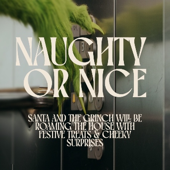 The Grinch's hand calling a lift