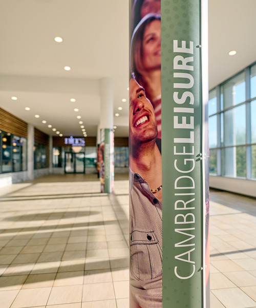Cambridge Leisure Branding at Cambridge Leisure