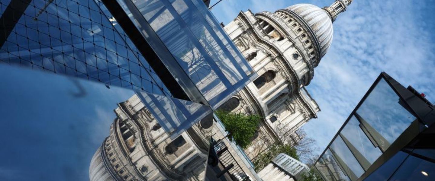 View of St Paul's Cathedral from One New Change