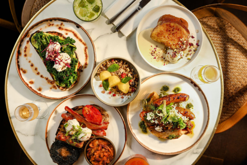 Plates of food from Brother Marcus 