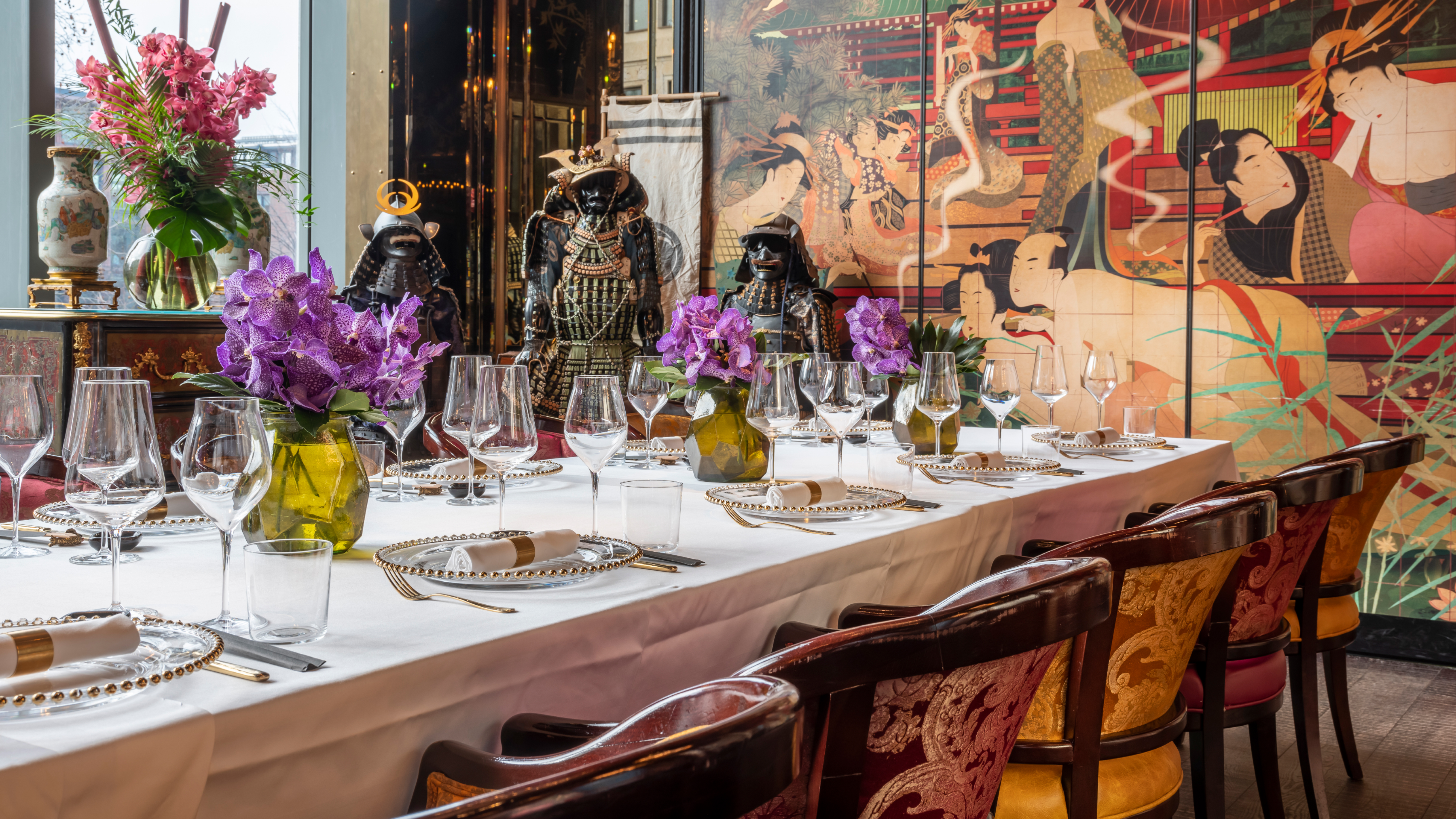 The private dining room at The Ivy Asia