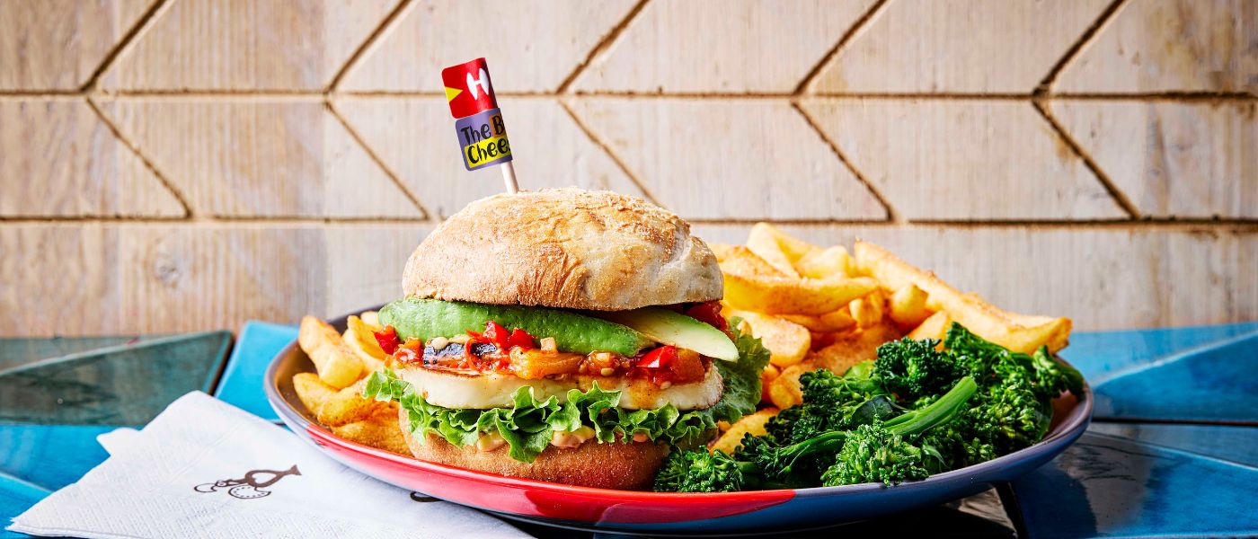 Nando's The Big Cheese burger