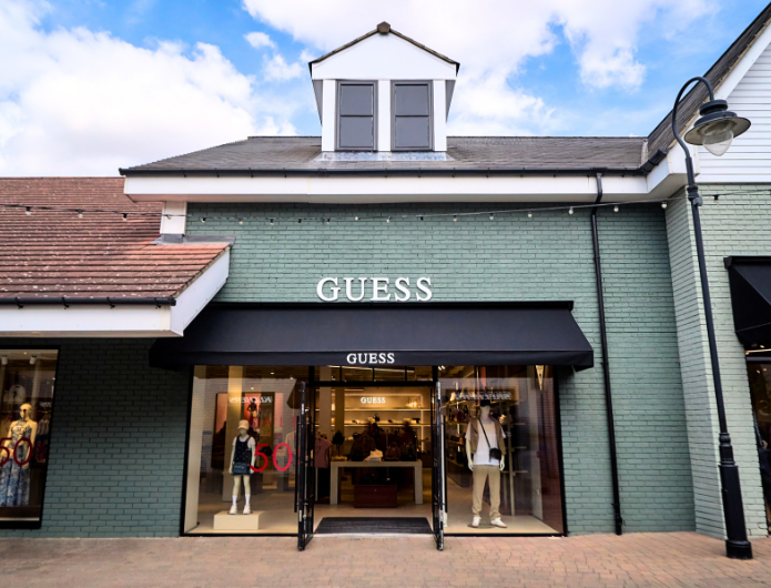 A GUESS shop storefront 