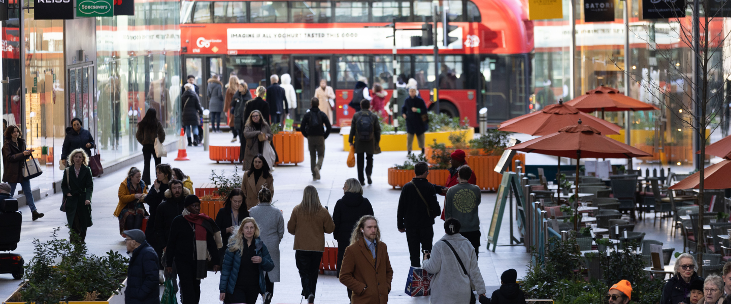 Shoppers at Cardinal Place