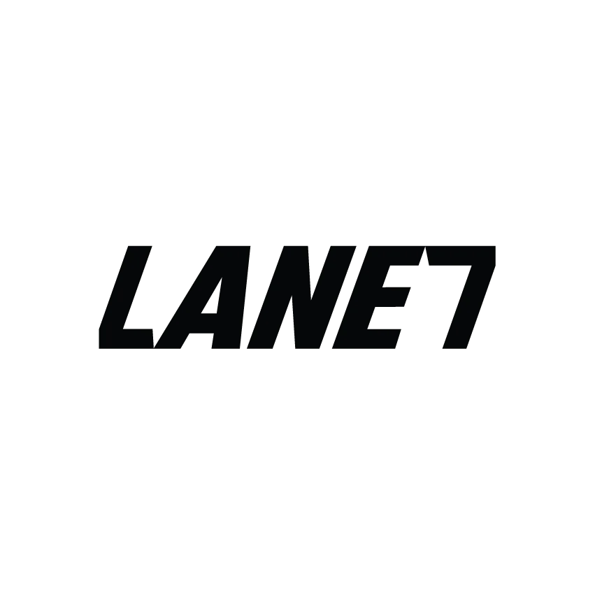 The text 'LANE7' in bold, black, sans-serif font centered on a plain white background.